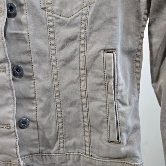 Levi’s Khaki Beige Trucker‎ Jacket – Size M - Picture 4 of 10
